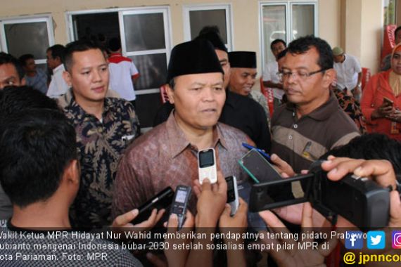 Pidato Prabowo Indonesia Bubar 2030, HNW Setuju dengan Tito - JPNN.COM