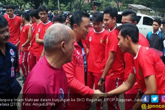 Menpora Boyong Kevin/Marcus Memotivasi Atlet di SKO Ragunan - JPNN.COM