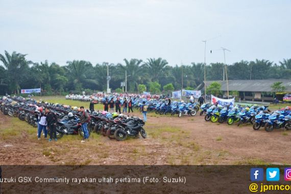 Guyubnya Suzuki GSX Community Rayakan Ultah Pertama - JPNN.COM