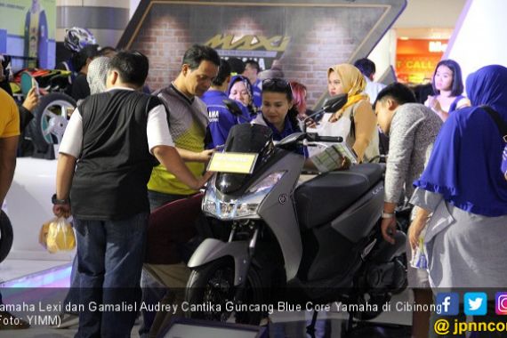 Yamaha Lexi dan Gamaliel Audrey Cantika Guncang Cibinong - JPNN.COM