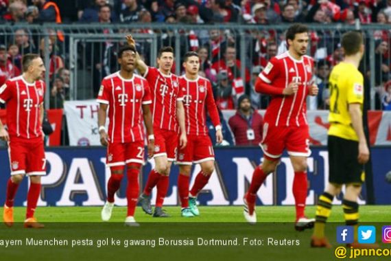 Bayern Muenchen Menang Setengah Lusin Gol Atas Dortmund - JPNN.COM