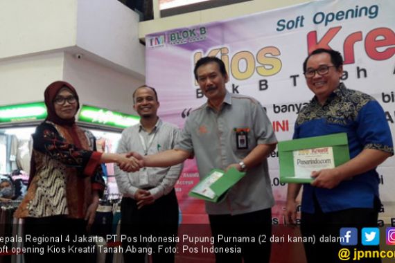 Pos Indonesia Bidik Pedagang Online Pasar Tanah Abang - JPNN.COM