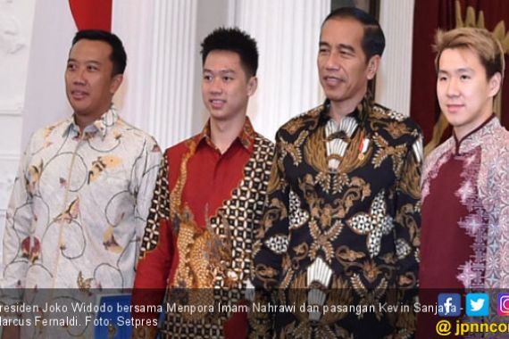 Kevin dan Marcus: Presiden Jokowi Titip Gelar Asian Games - JPNN.COM