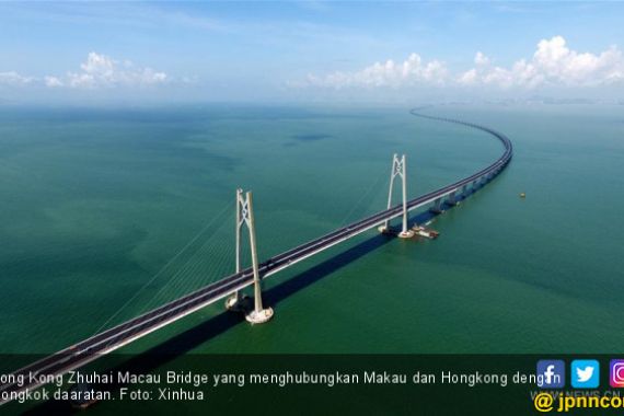 Tiongkok Siap Resmikan Jembatan di Atas Laut China Selatan - JPNN.COM