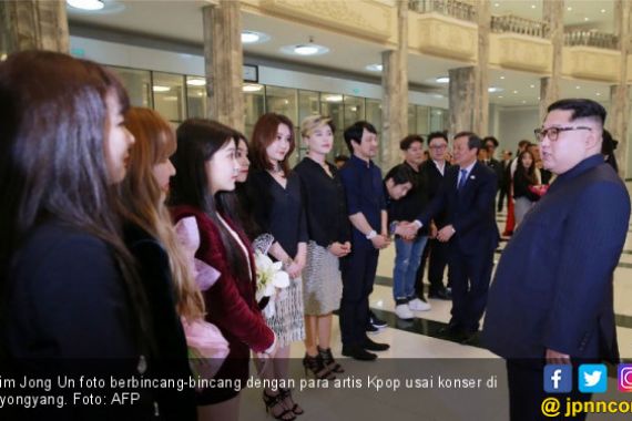 Kim Jong Un Tersentuh Menonton Konser Kpop - JPNN.COM