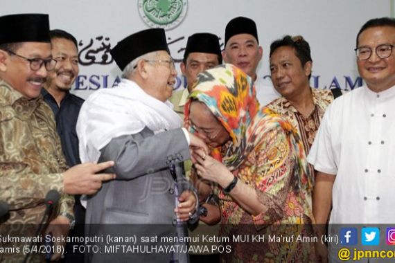 Sukmawati Cium Tangan Kiai Maruf Amin, Proses Hukum Lanjut - JPNN.COM