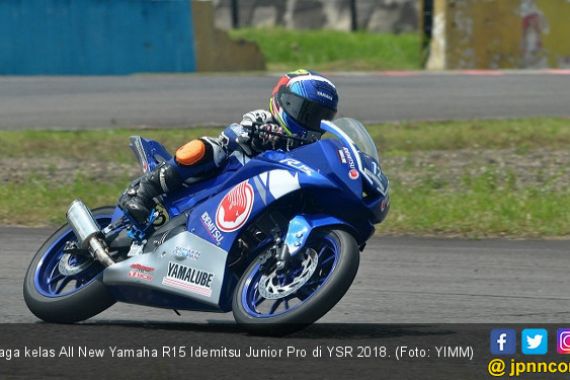 Duplikasi Galang Hendra Kuasai Kelas Yamaha R15 Junior Pro - JPNN.COM
