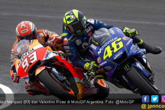 Lihat! Marquez Diusir dari Paddock Rossi di MotoGP Argentina - JPNN.COM