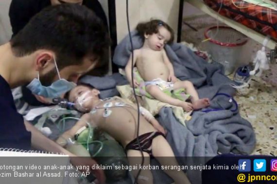 Senjata Kimia Assad Bunuh Puluhan Balita di Douma - JPNN.COM
