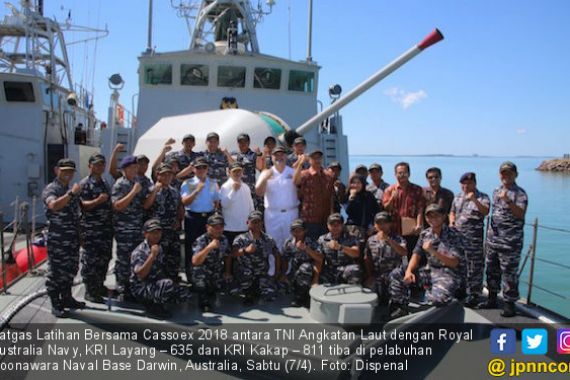 Dua Kapal Perang TNI AL Tiba di Australia - JPNN.COM