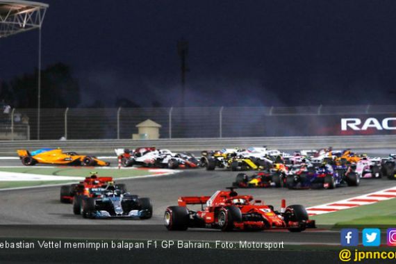 F1 GP Bahrain: Vettel Bangkitkan Rekor Lama Ferrari - JPNN.COM