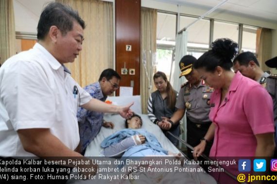 Melinda, si Yatim Piatu yang Dibacok Jambret - JPNN.COM