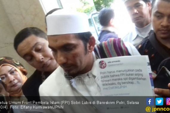 Ketum FPI Ogah Jadi Saksi untuk Kasus Habib Rizieq, Begini Alasannya - JPNN.COM