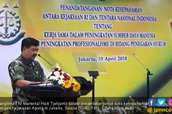 Hadi & Prasetyo Teken MoU, TNI Pasok Info Intel ke Kejagung - JPNN.COM