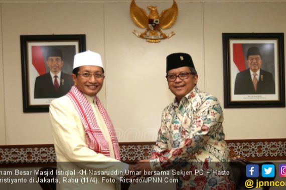 Temui Imam Istiqlal, Hasto Tegaskan Komitmen Keislaman PDIP - JPNN.COM