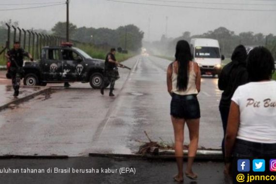 20 Napi Tewas Saat Berusaha Kabur dari Penjara Brasil - JPNN.COM