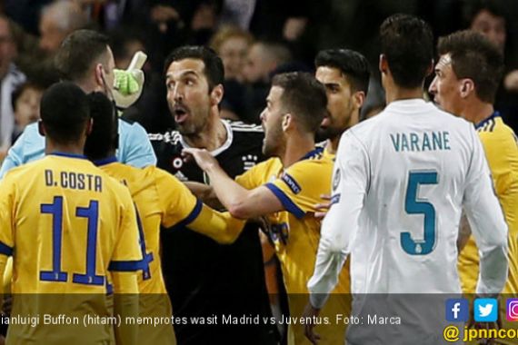 Buffon Bandingkan Wasit Madrid vs Juventus dengan Binatang - JPNN.COM