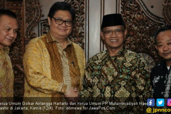 Airlangga Ajak Warga Muhammadiyah Berkiprah di Golkar - JPNN.COM