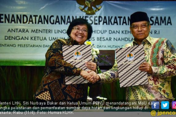 KLHK - PBNU Kerja Sama untuk Pelestarian Sumber Daya Hutan - JPNN.COM