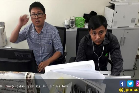 Myanmar Bebaskan Dua Jurnalis Pengungkap Genosida Rohingya - JPNN.COM