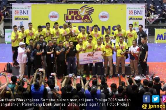 Hasil Final Proliga 2018: Bantai Bank Sumsel, Samator Juara - JPNN.COM