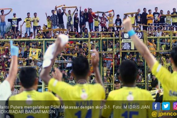 2 Barito Putera vs PSM Makassar 1: Gol Telat adalah Mukjizat - JPNN.COM