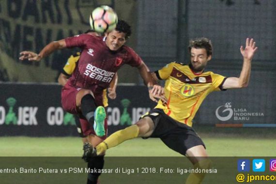Barito Putera vs PSM Makassar Berakhir Dramatis - JPNN.COM