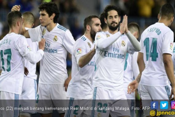 Malaga 1-2 Real Madrid: Isco Enggan Selebrasi - JPNN.COM