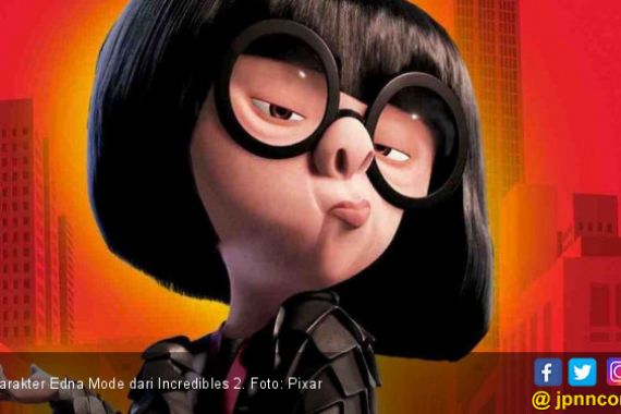 Pesona Edna Mode di Incredibles 2 - JPNN.COM
