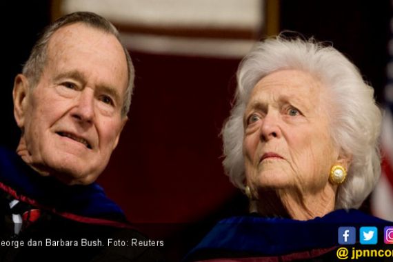 Berita Duka: Mantan Ibu Negara AS Barbara Bush Wafat - JPNN.COM