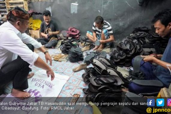 Kang Hasan Janjikan Sepatu Cibaduyut Berjaya Lagi - JPNN.COM
