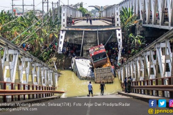 Jembatan Widang Dibangun Zaman Pak Harto, Tua Banget - JPNN.COM