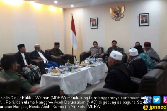 MDHW Dukung Silaturahmi TNI, Polri dan Ulama di Aceh - JPNN.COM