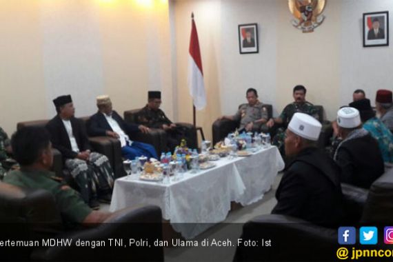 MDHW Pertemukan TNI, Polri, dan Ulama di Aceh - JPNN.COM