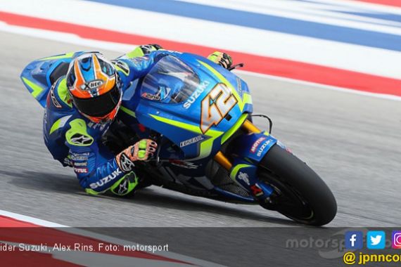 Hasil MotoGP Aragon: Alex Rins Rebut Kemenangan, Vinales Gigit Jari - JPNN.COM