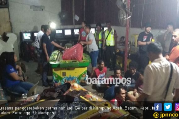 Polisi Kembali Gerebek Judi Gelper di Kampung Aceh - JPNN.COM
