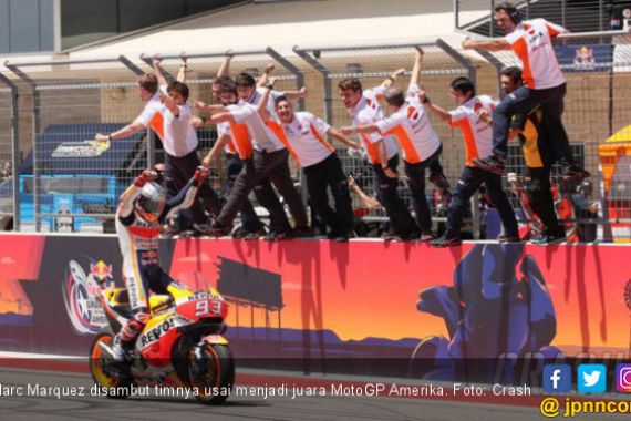 Detik - Detik Kesempurnaan Marc Marquez di MotoGP Amerika - JPNN.COM