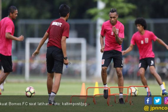 Jelang Lawan Madura United, Skuat Borneo FC Digenjot Latihan - JPNN.COM