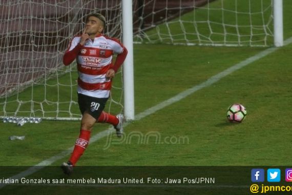 Sikap Cristian Gonzales Bikin Madura United Kecewa - JPNN.COM