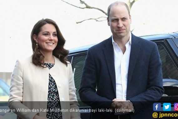 Bayi Pangeran William Urutan ke-5 Penerus Takhta Inggris - JPNN.COM