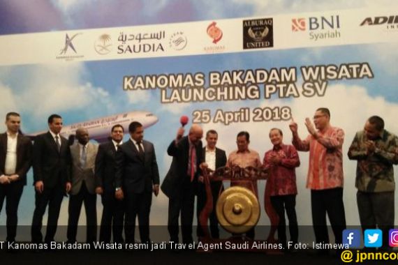 Kanomas Dipercaya jadi Travel Agent Saudi Airlines - JPNN.COM