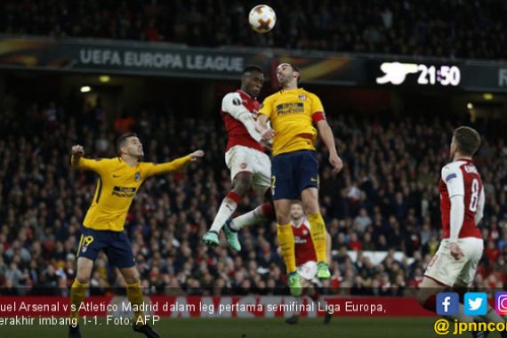 Liga Europa: 10 Pemain Atletico Tahan Arsenal di Emirates - JPNN.COM
