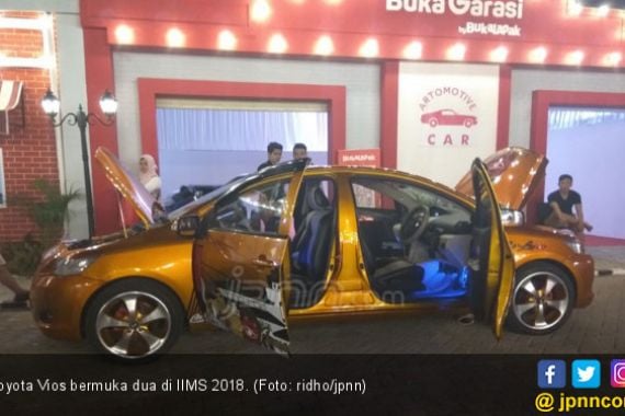 IIMS 2018: Jajal Toyota Vios Bermuka Dua Jalan Kepiting - JPNN.COM