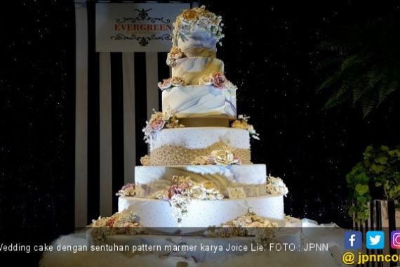 Manisnya Sentuhan Marmer dalam Wedding Cake - JPNN.COM