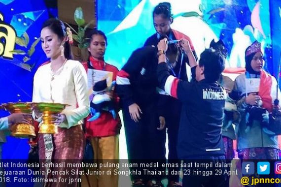 Indonesia Sabet Medali Emas di Kejuaraan Dunia Pencak Silat - JPNN.COM