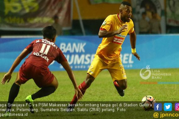 Imbang Lawan PSM, Sriwijaya FC Catat Hattrick Seri - JPNN.COM