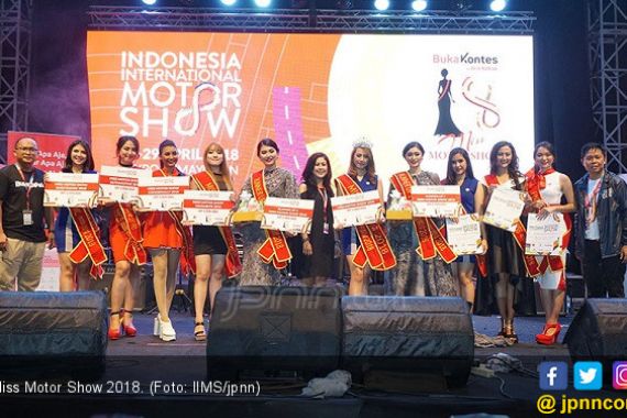 SPG Cantik Suzuki Sukses Kalungi Miss Motor Show 2018 - JPNN.COM