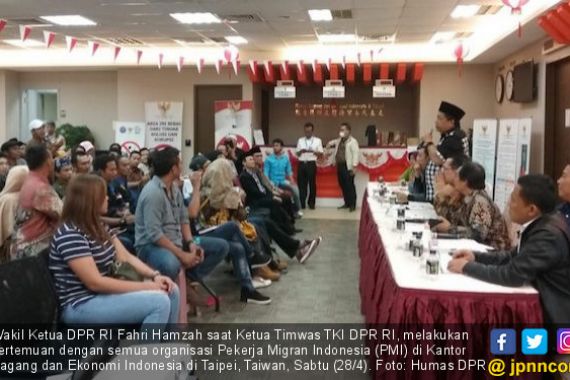 Fahri Hamzah Berdialog dengan PMI di Taiwan - JPNN.COM