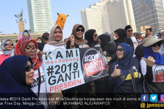 #2019GantiPresiden Sukses Menggoyang Jokowi, Ini Buktinya - JPNN.COM