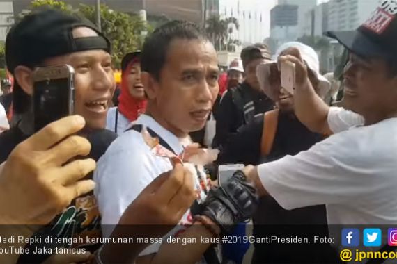 Kisah Memilukan Stedi Repki Bersama Massa #2019GantiPresiden - JPNN.COM